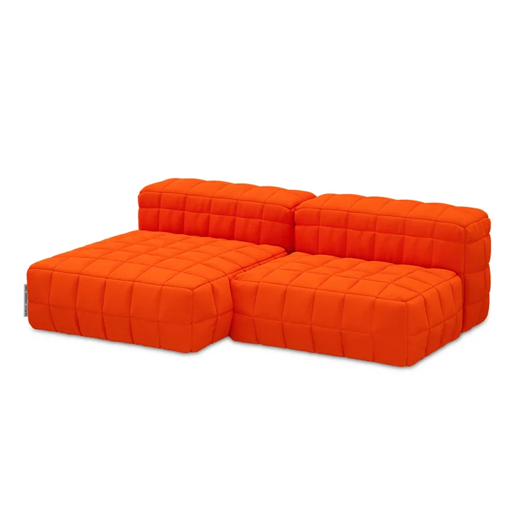 OUT Objekte unserer Tage - Henn Sofa 01, 210 x 140 cm, reinorange (Vidar 4 0542 by Kvadrat / Raf Simons)