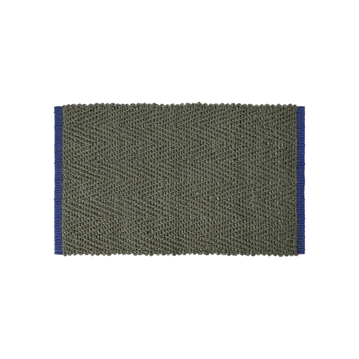 Mette Ditmer - Notes Fussmatte, 50 x 80 cm, dark olive