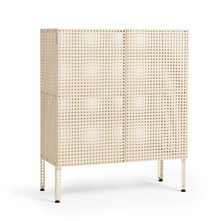 HAY - Perforated Cabinet M, eggshell