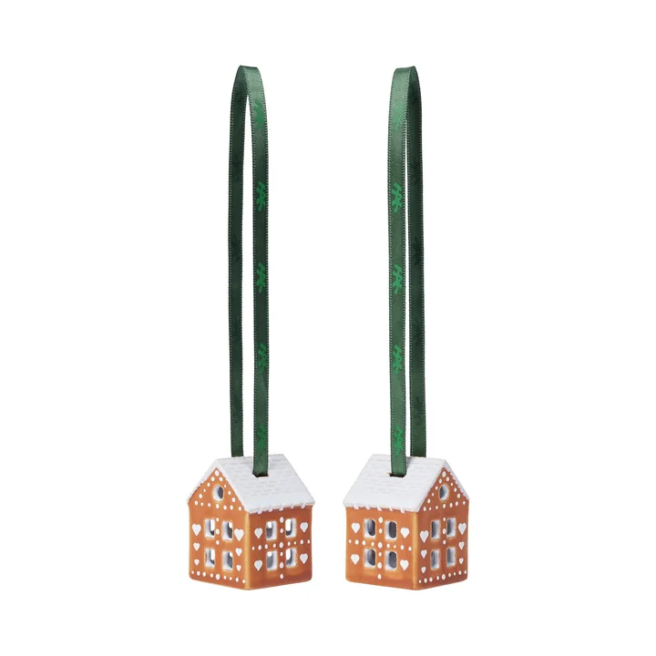 Kähler Design - Gingerbread Weihnachtsornament, braun (2er Set)