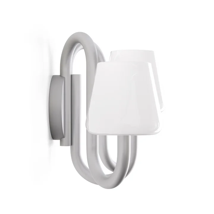 HAY - Apollo Wandleuchter, weiss opal glas
