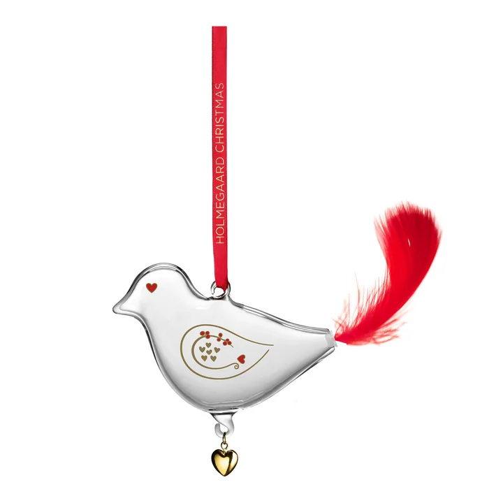 Holmegaard - Ann-Sofi Romme Christmas Bird, small / klar (2025)