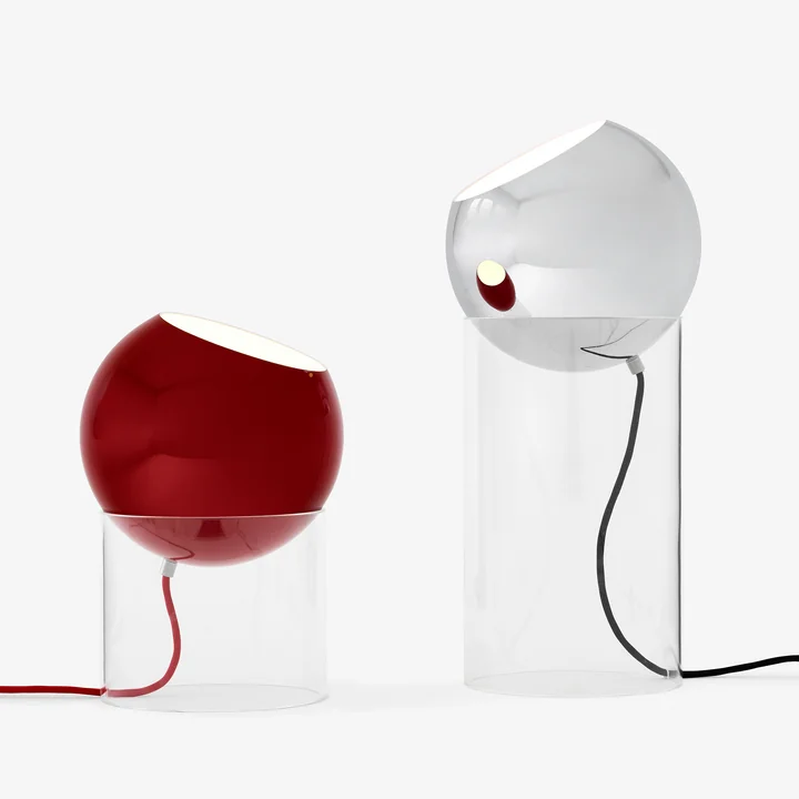 &Tradition - Topan VP14 Leuchten, zinnoberrot und verchromt