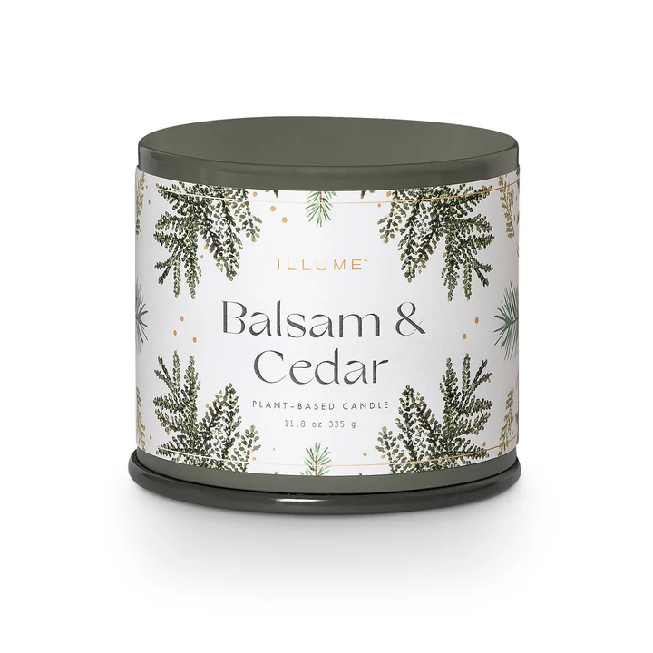 Bloomingville - ILLUME Vanity Tin Duftkerze, Balsam & Cedar