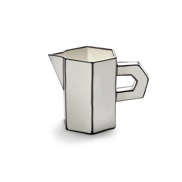 Serax - Carte Blanche Krug, weiss / schwarz