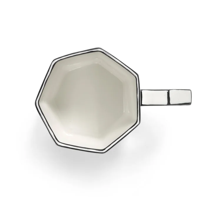 Serax - Carte Blanche Teetasse, weiss / schwarz 