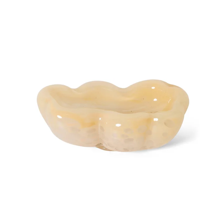 HKliving - Glasschale, oyster