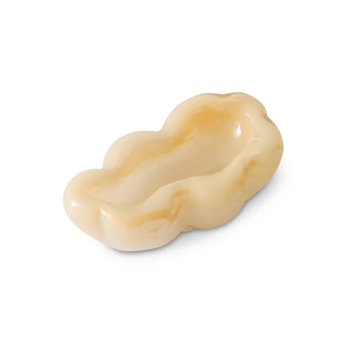 HKliving - Glasschale, oyster