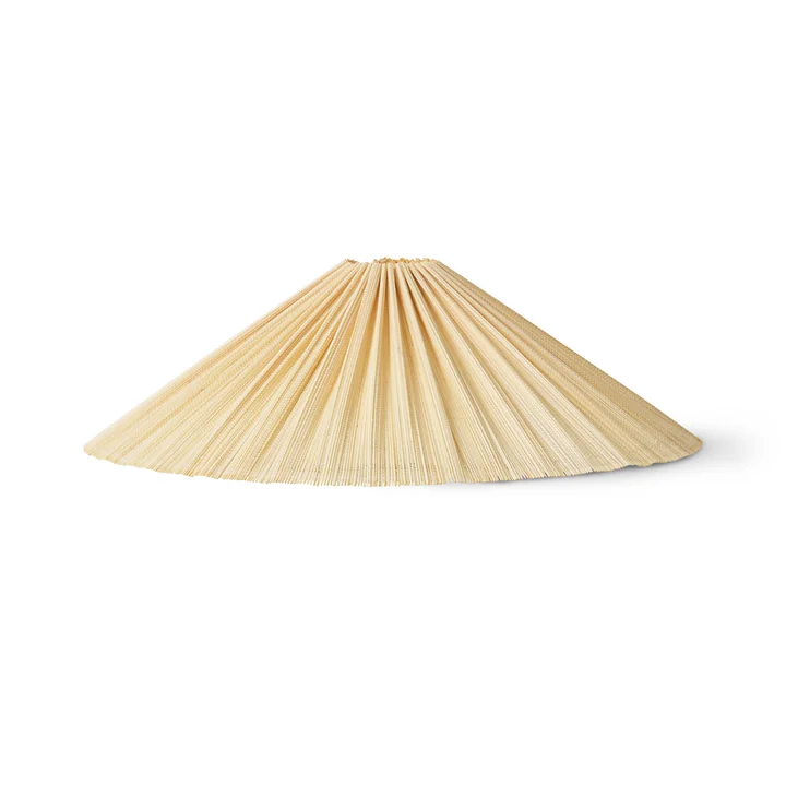 HKliving - Plisse Lampenschirm, Ø 44 cm, ivory