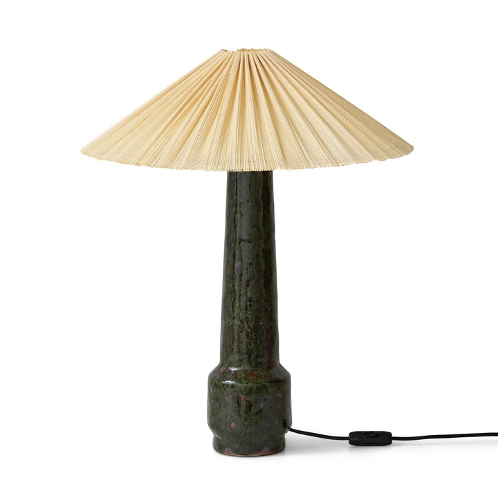 HKliving - Plisse Lampenschirm, Ø 44 cm, ivory