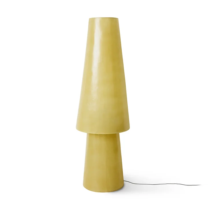 HKliving - Glassfiber Stehleuchte, soft green