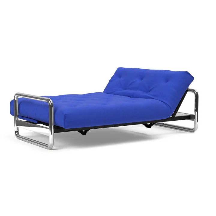 Innovation Living - Lomira Classic Schlafsofa, incl. Nordic Matratze, 140 x 200 cm (512 Elegance Ultramarine)