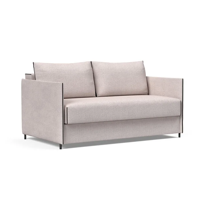 Innovation Living - Luoma Schlafsofa, 150 x 92 cm, sand (300 Weda)