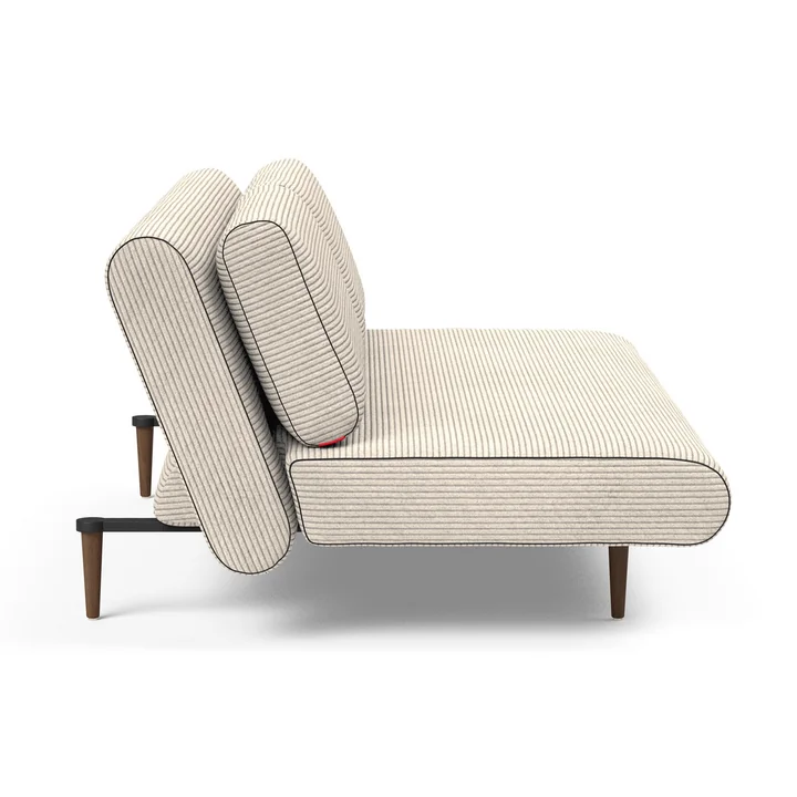 Innovation Living - Unfurl Lounger Schlafsofa, 200 x 121 cm, elfenbein (594 Corduroy)