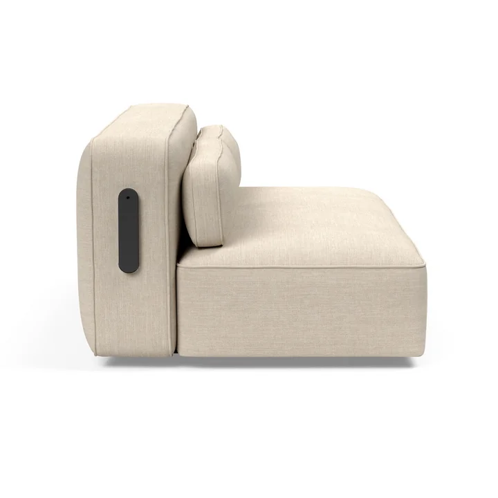 Innovation Living - Yonata Schlafsofa, 207 x 110 cm, latte (586 Phobos)