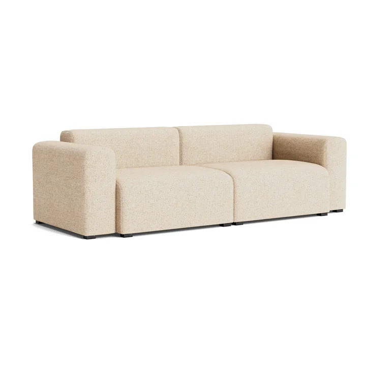 HAY - Mags Sofa 2,5-Sitzer mit niedriger Armlehne, Kombination 1, beige (Bolgheri LGG60)