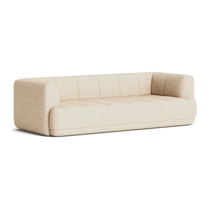 HAY - Quilton 3-Sitzer Sofa, beige (Bolgheri LGG60)