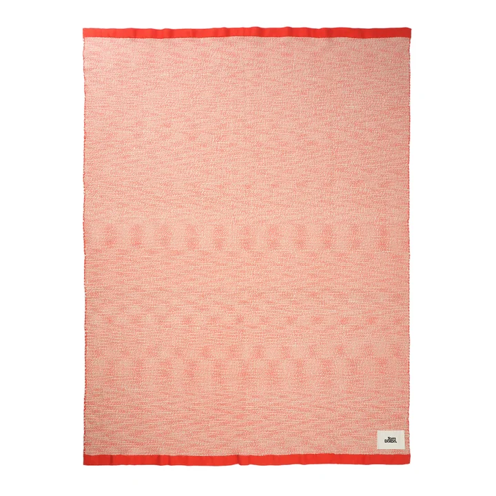 Tom Dixon - Thread Decke, 140 x 180 cm, orange / weiss