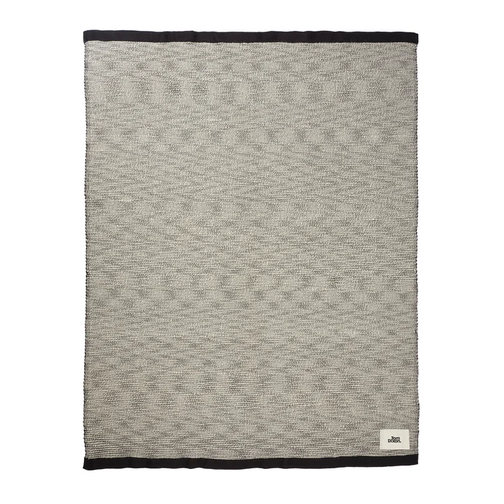 Tom Dixon - Thread Decke, 140 x 180 cm, schwarz / weiss