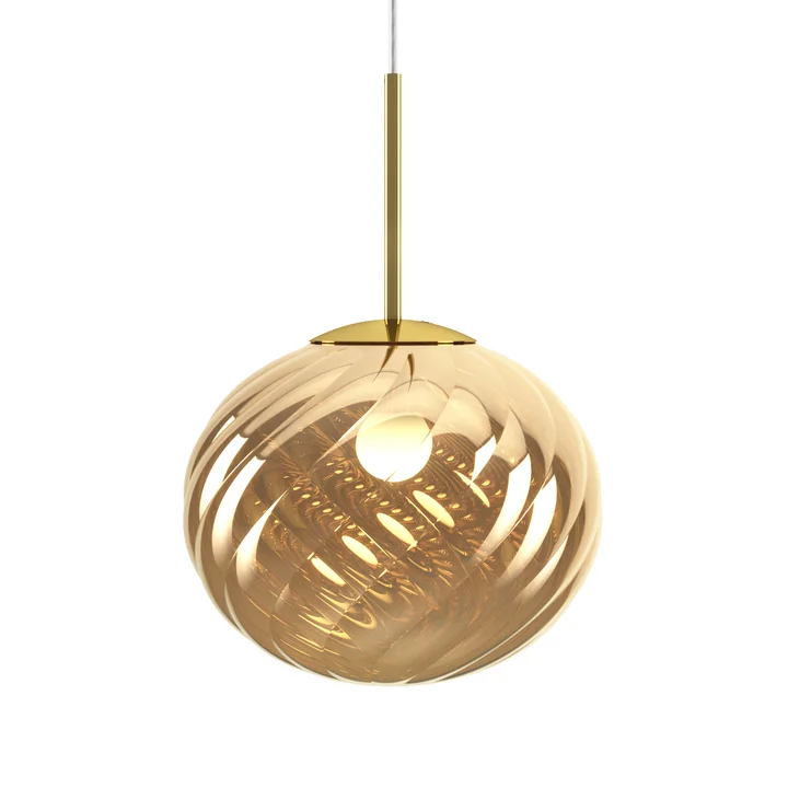 Tom Dixon - Whirl Pendelleuchte, Ø 30 cm, gold
