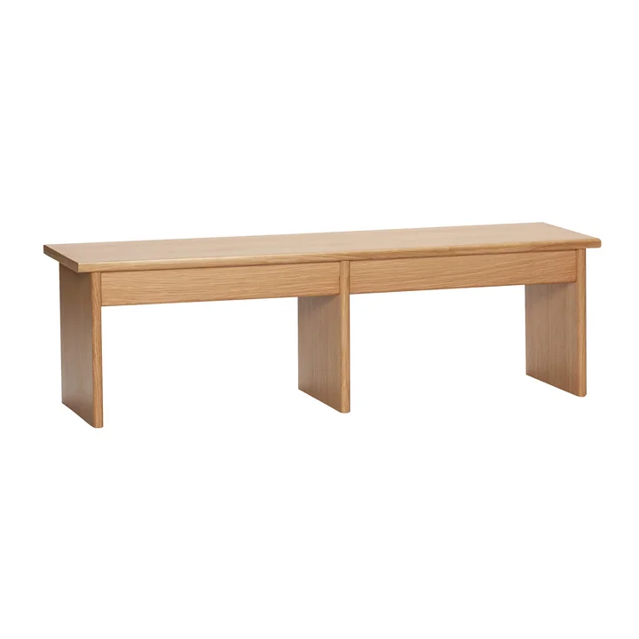 Hübsch Interior - Doppio Regal, 99 x 30 cm, Eiche natur