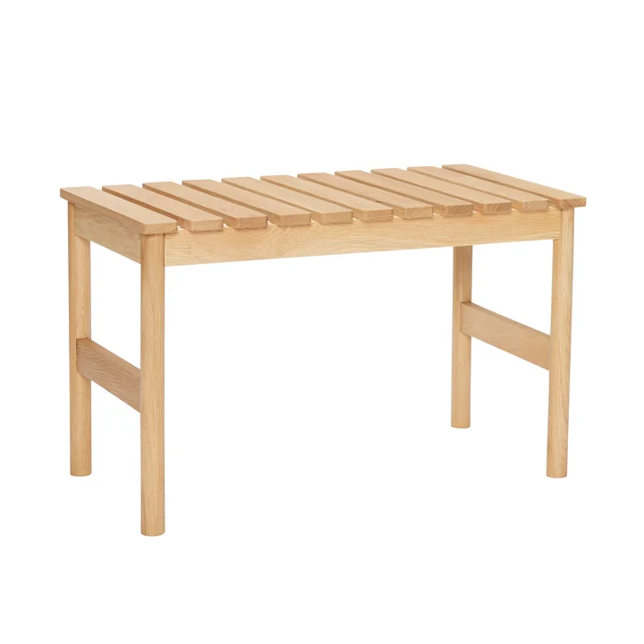 Hübsch Interior - Row Bank, L 70 x 45 cm, Eiche