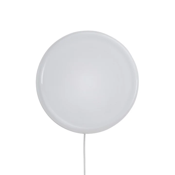 Muuto - Loop LED Wandleuchte / Deckenleuchte, weiss (mit Kabel)