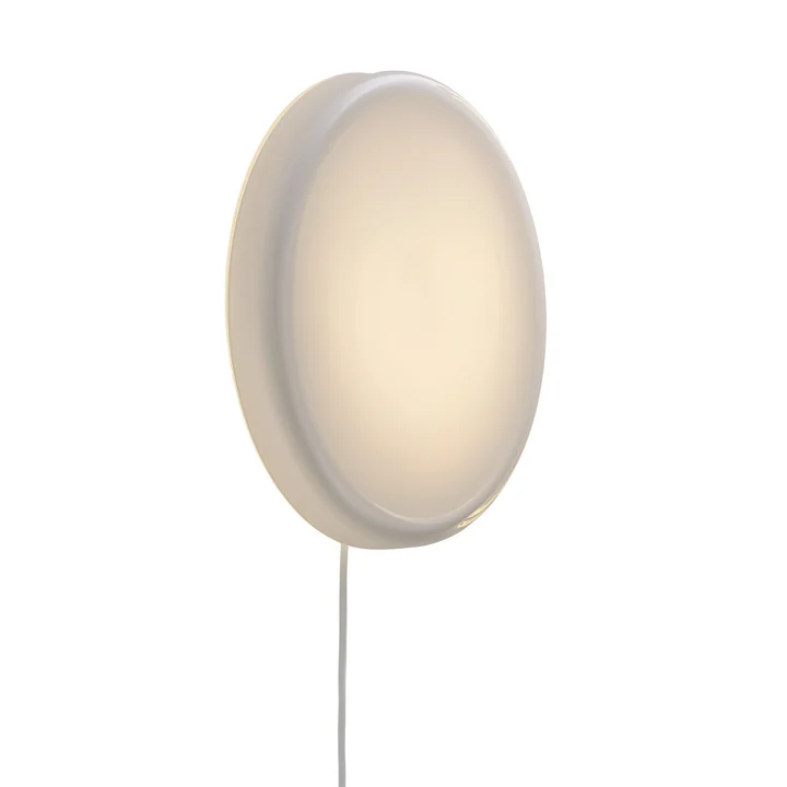 Muuto - Loop LED Wandleuchte / Deckenleuchte, weiss (mit Kabel)