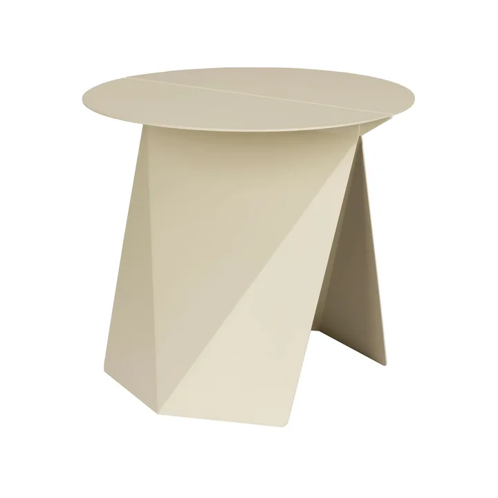 Zuiver - Foldy Beistelltisch, klappbar, beige
