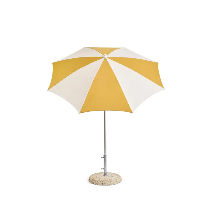 HAY - Terrazza Sonnenschirm, achteckig, Ø 200 cm, off-white / ocker
