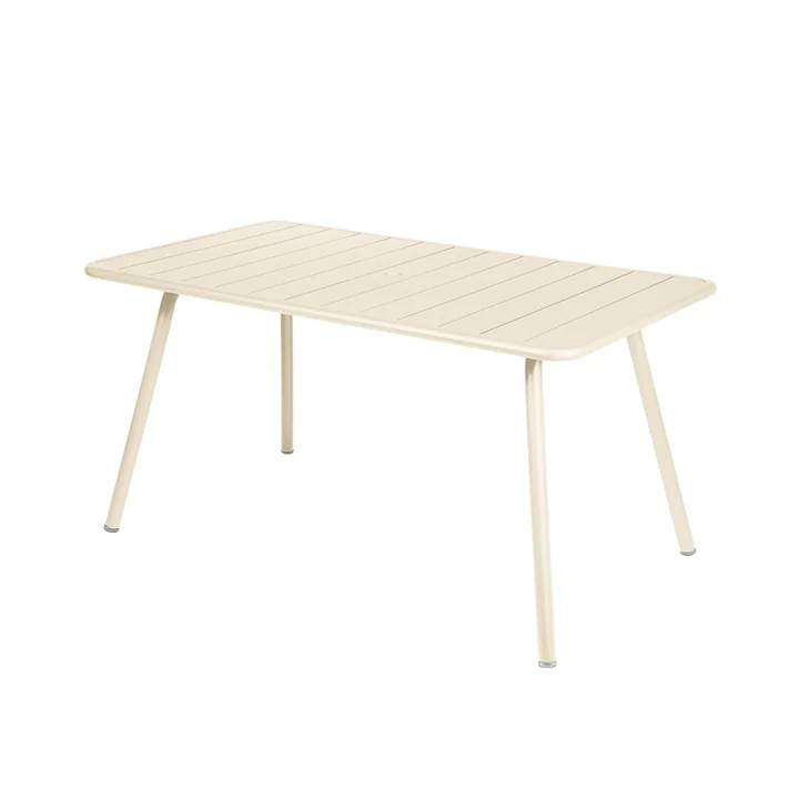 Fermob - Luxembourg Tisch, rechteckig, 80 x 143 cm, latte-beige