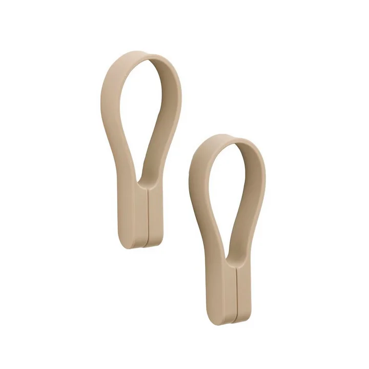 Zone Denmark - Loop Magnet Handtuchhalter, camel (2er-Set)