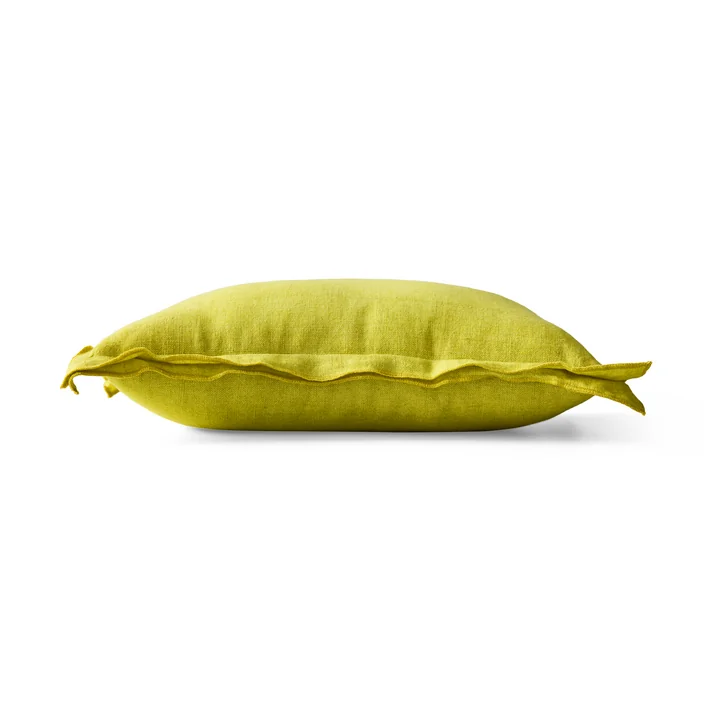 HKliving - Leinen-Kissen, 50 x 30 cm, lemongrass