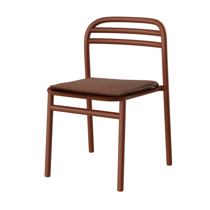 Cane-line - Bliss Stuhl mit Sitzkissen, desert rot