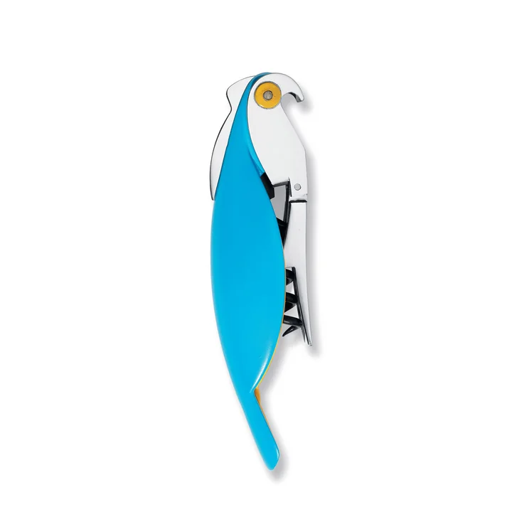 Alessi - Korkenzieher Parrot, blau