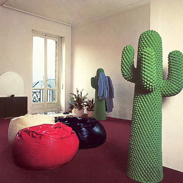 Cactus von Gufram mit gemütlichen Sitzsäcken 