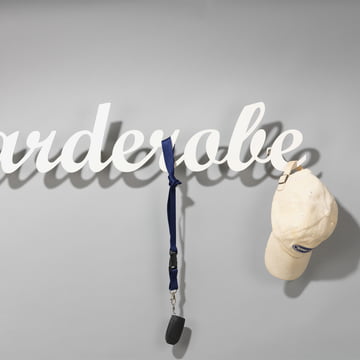 Klein & More - "Garderobe" Wandgarderobe in cremeweiss