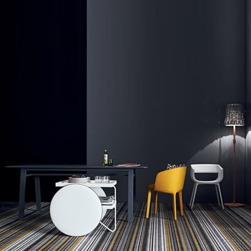 Casamania - Chariot Beistellwagen, weiss