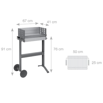 Dancook - Abmessungen 5100 Boxgrill