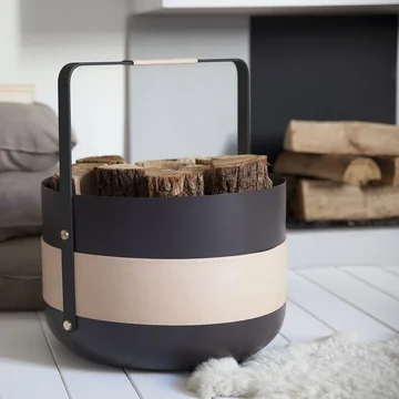 Holzkorb für Kaminholz von Eldvarm