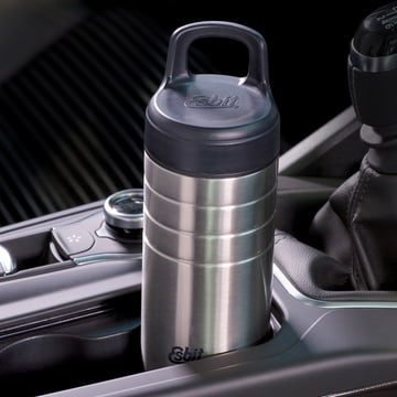 Der Esbit - Majoris Thermobecher im PKW-Getränkehalter