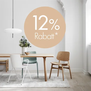 Sichern Sie sich 12 % Rabatt auf Design-Stühle