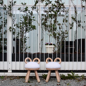 Schaf Kinderstuhl von EO Denmark in Buche / Eiche