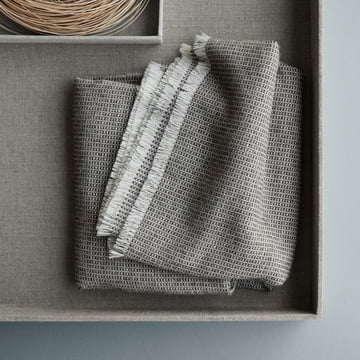 Bricks Decke, weiss / hellgrau / grau von Elvang 