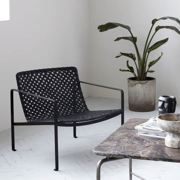 Habra Rattan Lounge Chair von House Doctor in schwarz