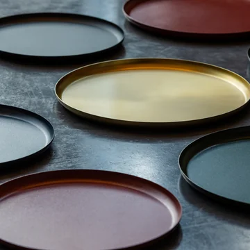 Metalltablett in verschiedenen Grössen