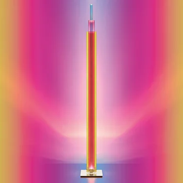 Uptown LED Stehleuchte von Foscarini in gelb / rot / blau