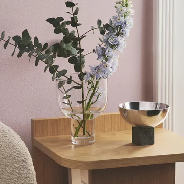 NEBL Vase Small, Ø 14,5 x 18 cm, clear von Gejst