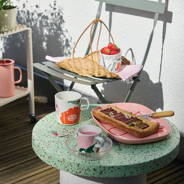 Marimekko - Oiva Puutarhakutsut Becher mit Henkel, mehrfarbig 