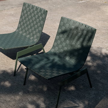 &Tradition - Ville AV44 Outdoor Lounge Chair, bronze green